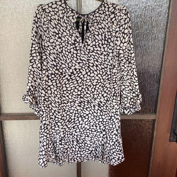 Who What Wear black and white print mini dress in xs. - Picture 2 of 7